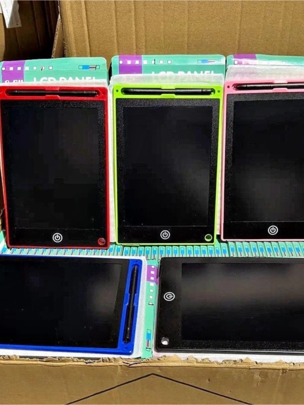 LCD Writing Tablet 8.5-Inch Assorted Colors (2)